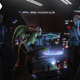 Star Wars: The Bad Batch's animated crew, plus Hera Syndulla, look over schematics.